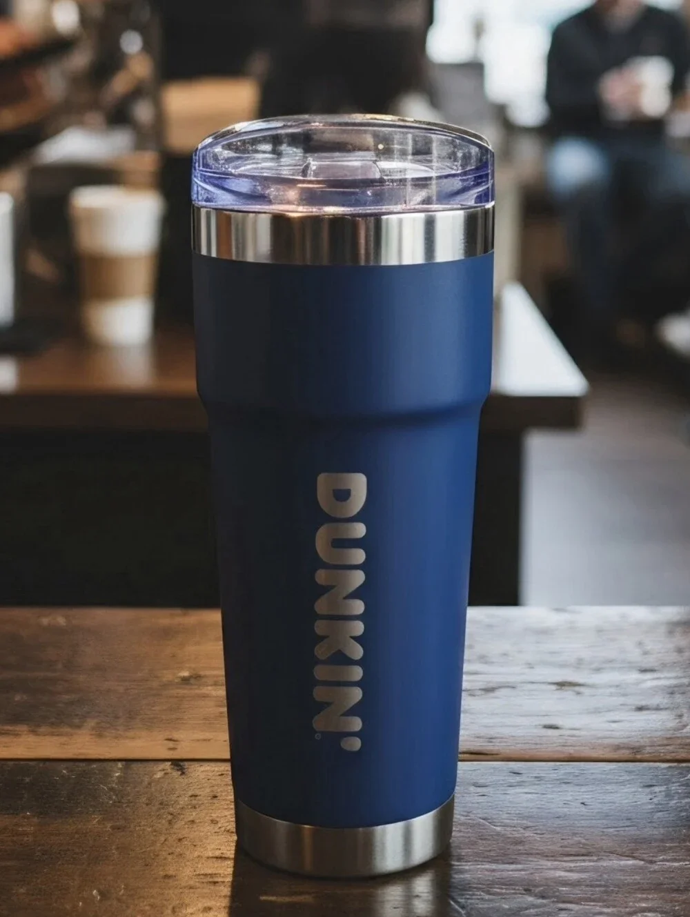 Dunkin (2022) 24oz Stainless Steel Travel Tumbler Blue.